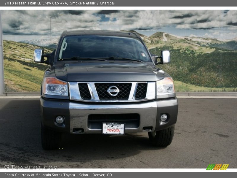 Smoke Metallic / Charcoal 2010 Nissan Titan LE Crew Cab 4x4