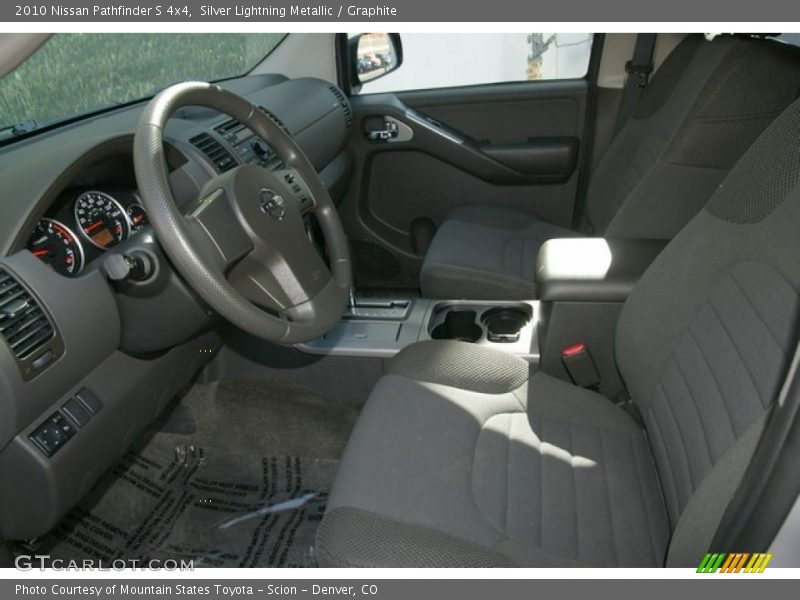 Silver Lightning Metallic / Graphite 2010 Nissan Pathfinder S 4x4