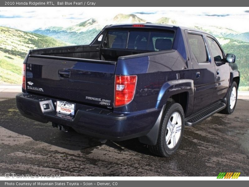 Bali Blue Pearl / Gray 2010 Honda Ridgeline RTL