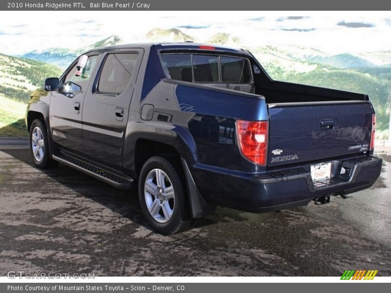 Bali Blue Pearl / Gray 2010 Honda Ridgeline RTL