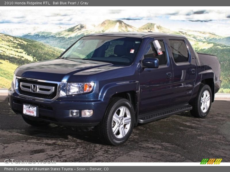 Bali Blue Pearl / Gray 2010 Honda Ridgeline RTL