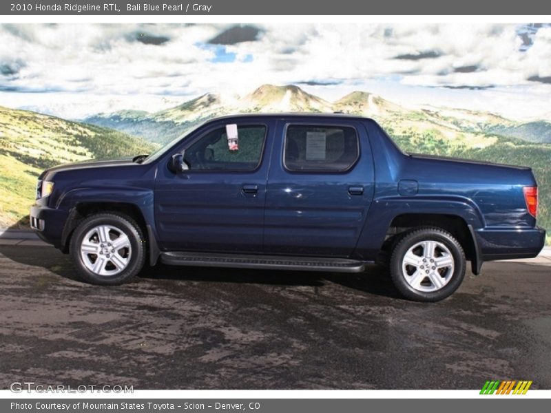 Bali Blue Pearl / Gray 2010 Honda Ridgeline RTL
