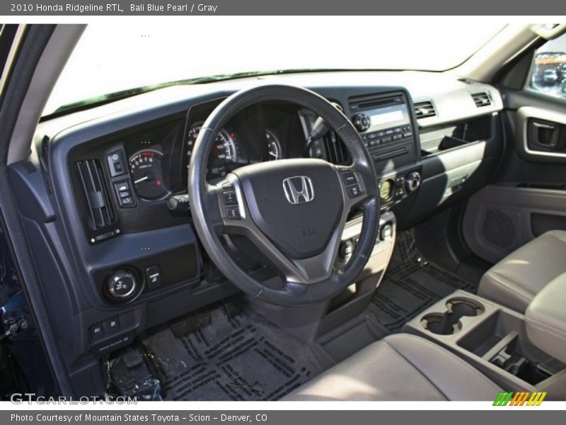 Bali Blue Pearl / Gray 2010 Honda Ridgeline RTL