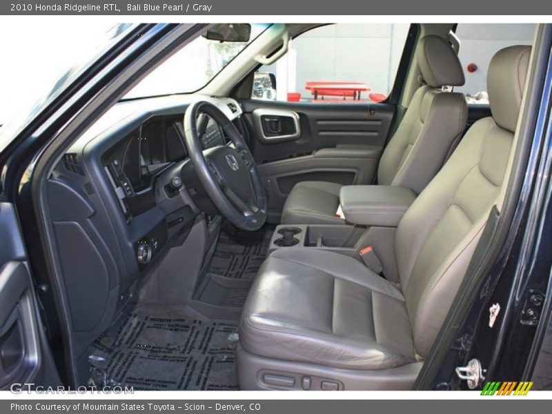  2010 Ridgeline RTL Gray Interior