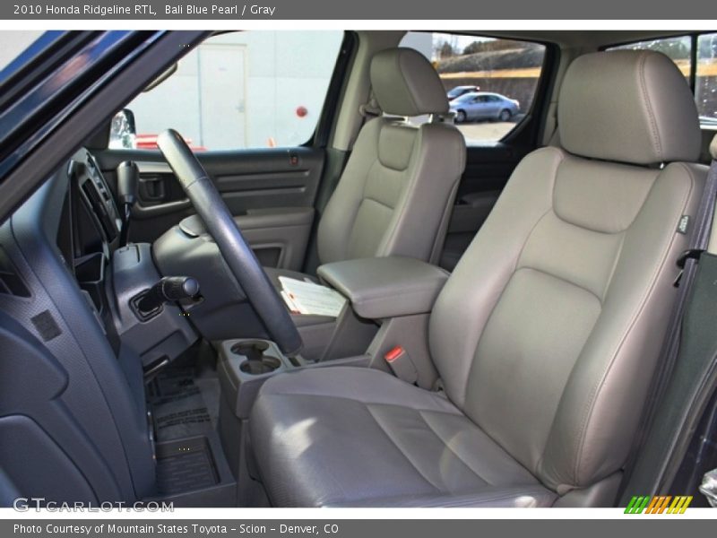 Front Seat of 2010 Ridgeline RTL