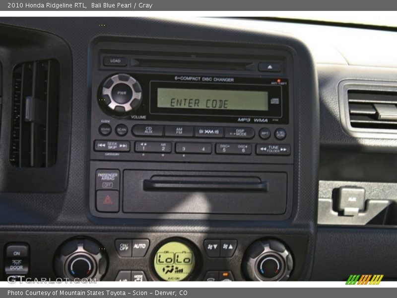 Bali Blue Pearl / Gray 2010 Honda Ridgeline RTL