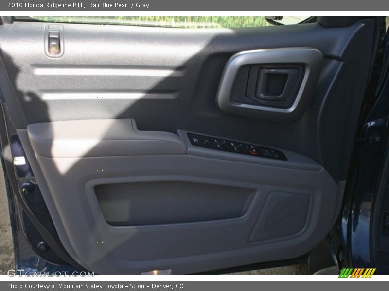 Bali Blue Pearl / Gray 2010 Honda Ridgeline RTL
