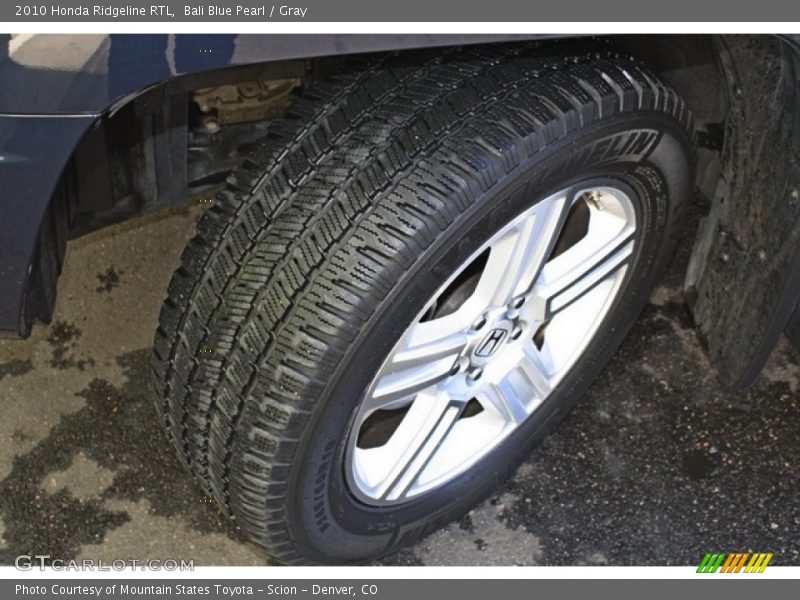 Bali Blue Pearl / Gray 2010 Honda Ridgeline RTL