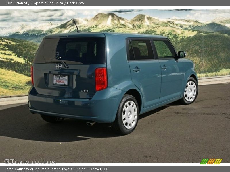 Hypnotic Teal Mica / Dark Gray 2009 Scion xB