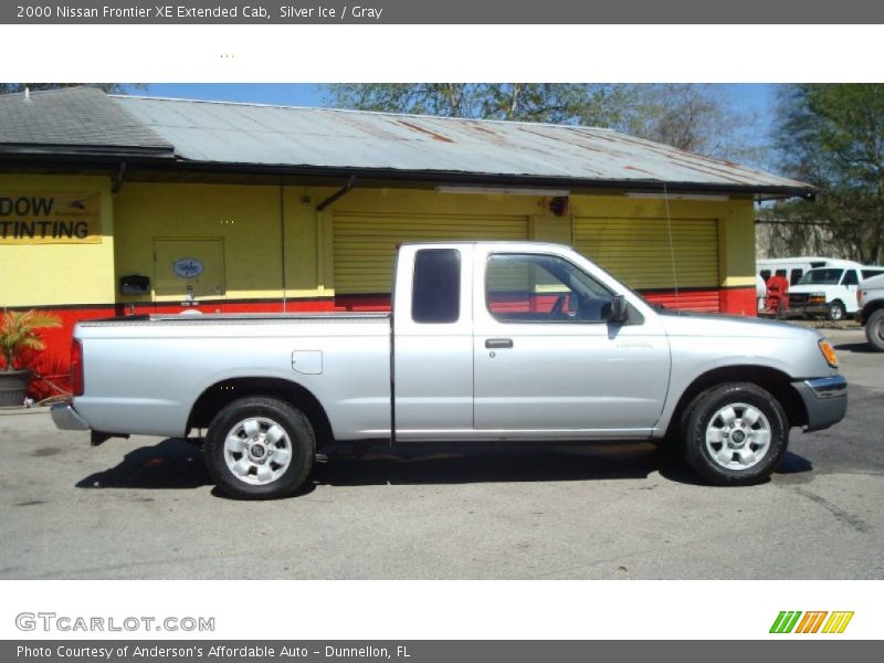 Silver Ice / Gray 2000 Nissan Frontier XE Extended Cab