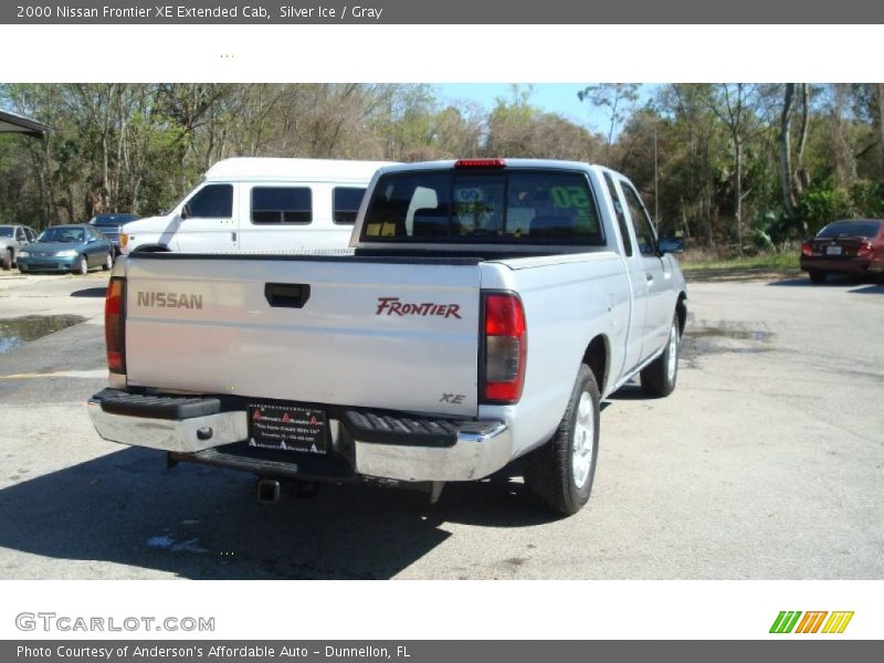 Silver Ice / Gray 2000 Nissan Frontier XE Extended Cab