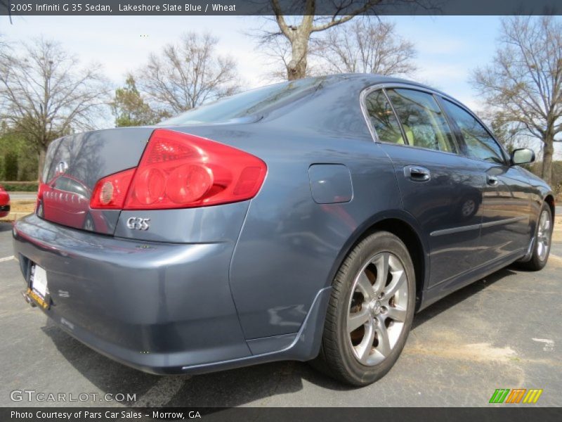 Lakeshore Slate Blue / Wheat 2005 Infiniti G 35 Sedan