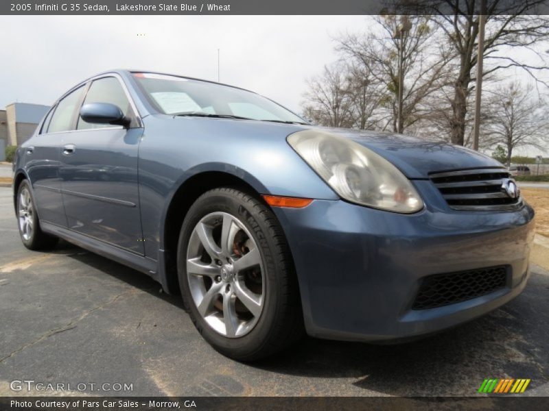 Lakeshore Slate Blue / Wheat 2005 Infiniti G 35 Sedan