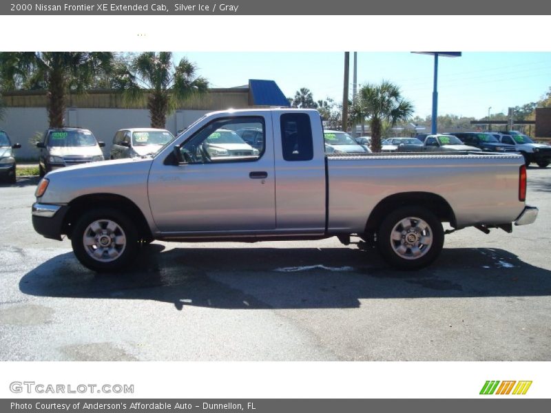 Silver Ice / Gray 2000 Nissan Frontier XE Extended Cab