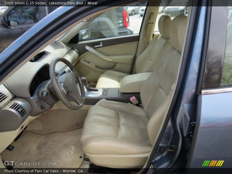 Lakeshore Slate Blue / Wheat 2005 Infiniti G 35 Sedan