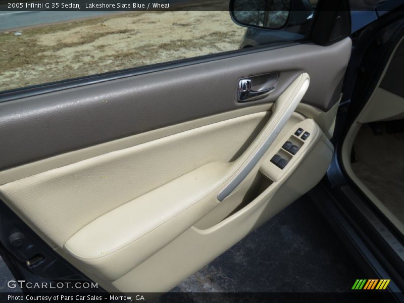 Lakeshore Slate Blue / Wheat 2005 Infiniti G 35 Sedan