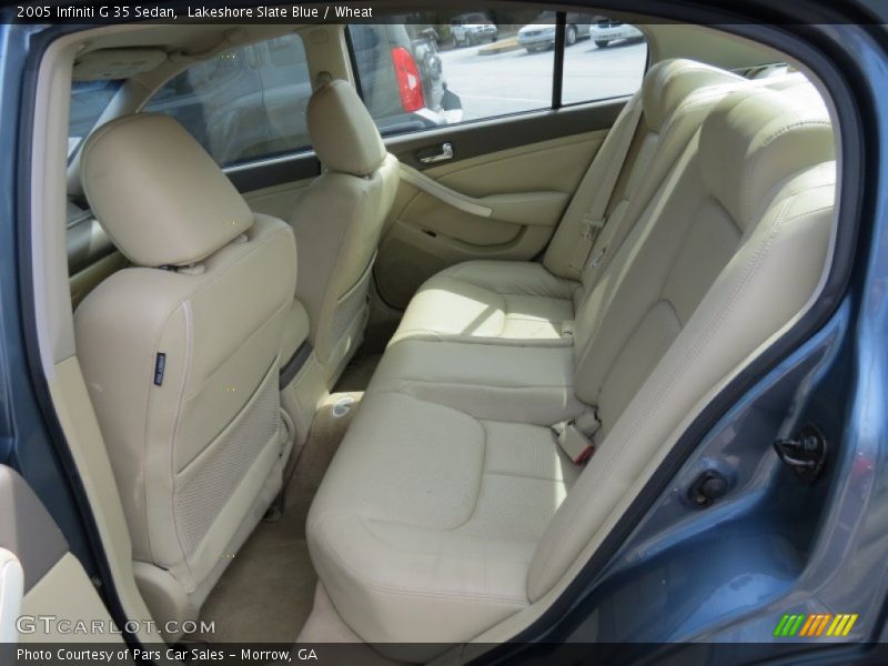 Lakeshore Slate Blue / Wheat 2005 Infiniti G 35 Sedan