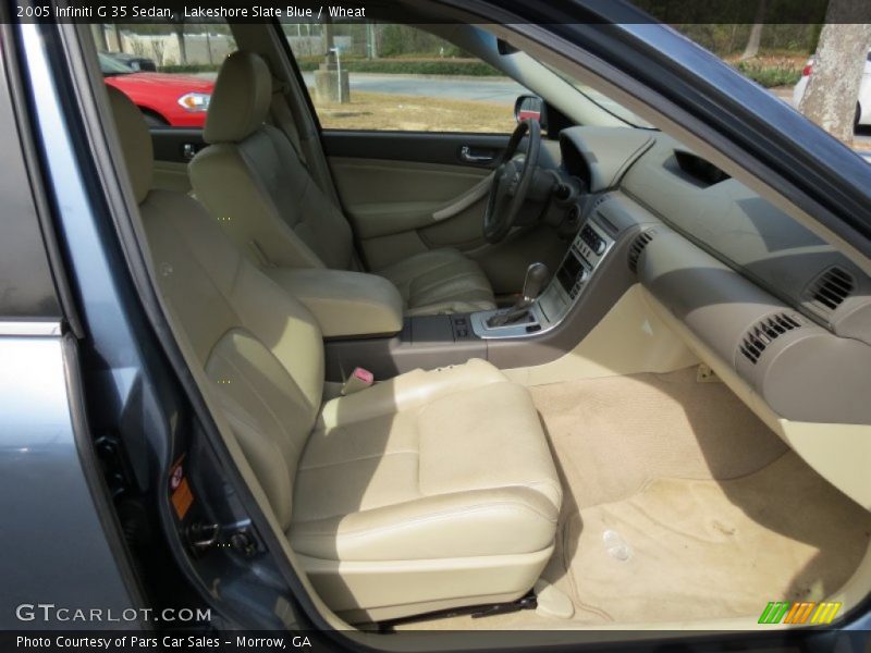 Lakeshore Slate Blue / Wheat 2005 Infiniti G 35 Sedan