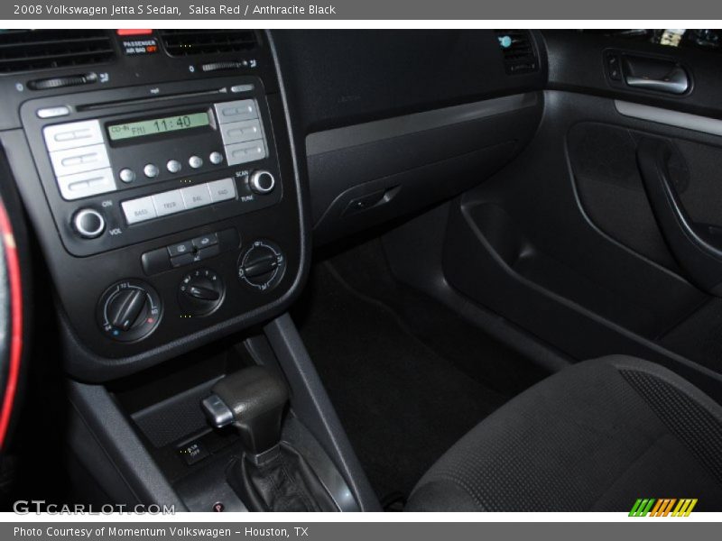 Salsa Red / Anthracite Black 2008 Volkswagen Jetta S Sedan