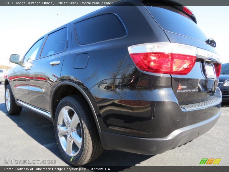 Brilliant Black Crystal Pearl / Black 2013 Dodge Durango Citadel