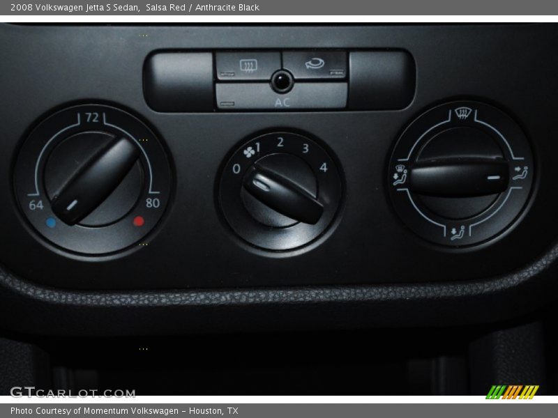 Salsa Red / Anthracite Black 2008 Volkswagen Jetta S Sedan
