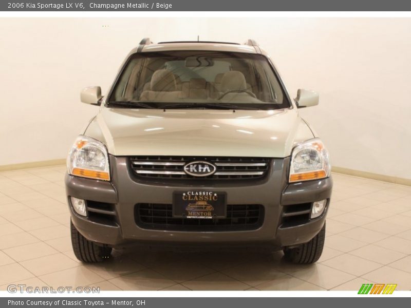Champagne Metallic / Beige 2006 Kia Sportage LX V6