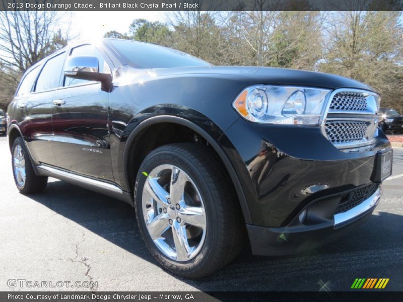 Brilliant Black Crystal Pearl / Black 2013 Dodge Durango Citadel