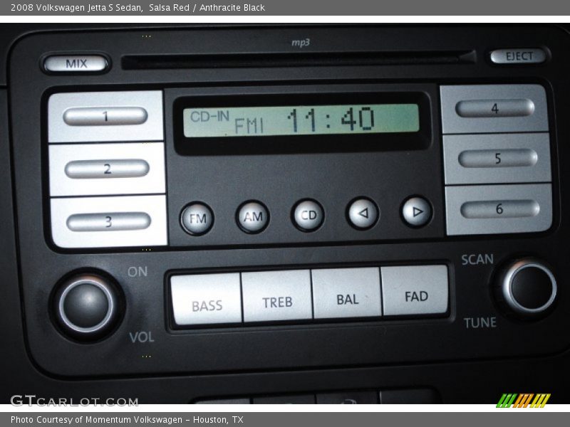 Salsa Red / Anthracite Black 2008 Volkswagen Jetta S Sedan
