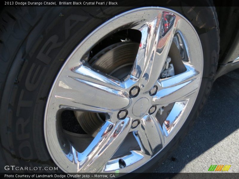 Brilliant Black Crystal Pearl / Black 2013 Dodge Durango Citadel