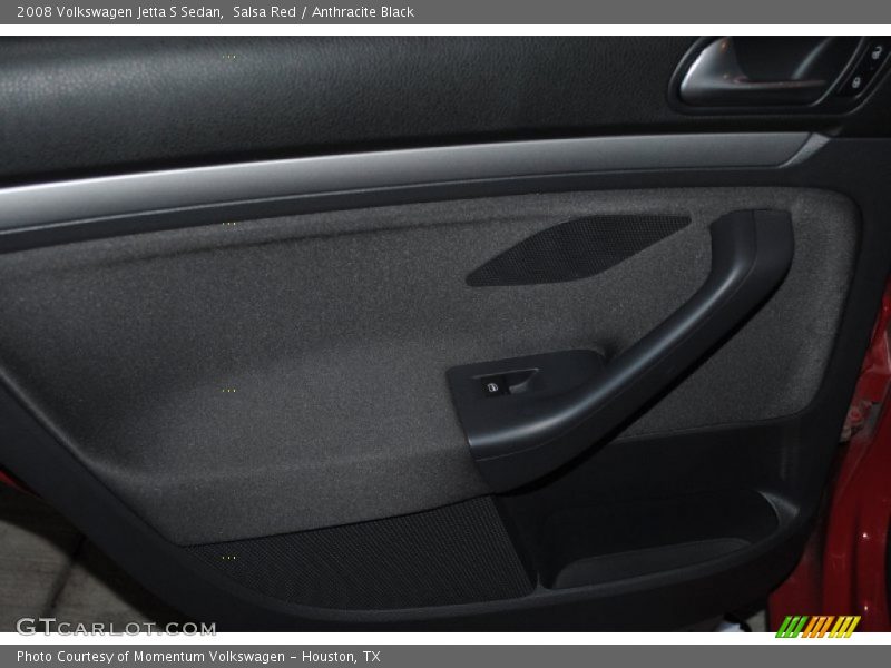 Salsa Red / Anthracite Black 2008 Volkswagen Jetta S Sedan