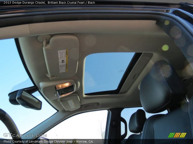 Brilliant Black Crystal Pearl / Black 2013 Dodge Durango Citadel