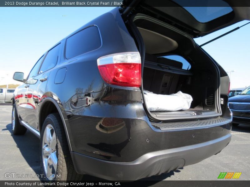 Brilliant Black Crystal Pearl / Black 2013 Dodge Durango Citadel
