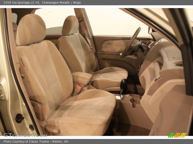Champagne Metallic / Beige 2006 Kia Sportage LX V6