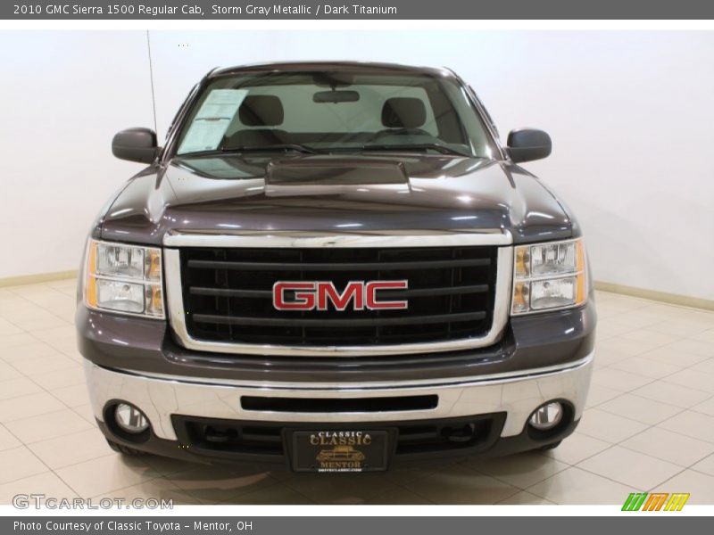 Storm Gray Metallic / Dark Titanium 2010 GMC Sierra 1500 Regular Cab