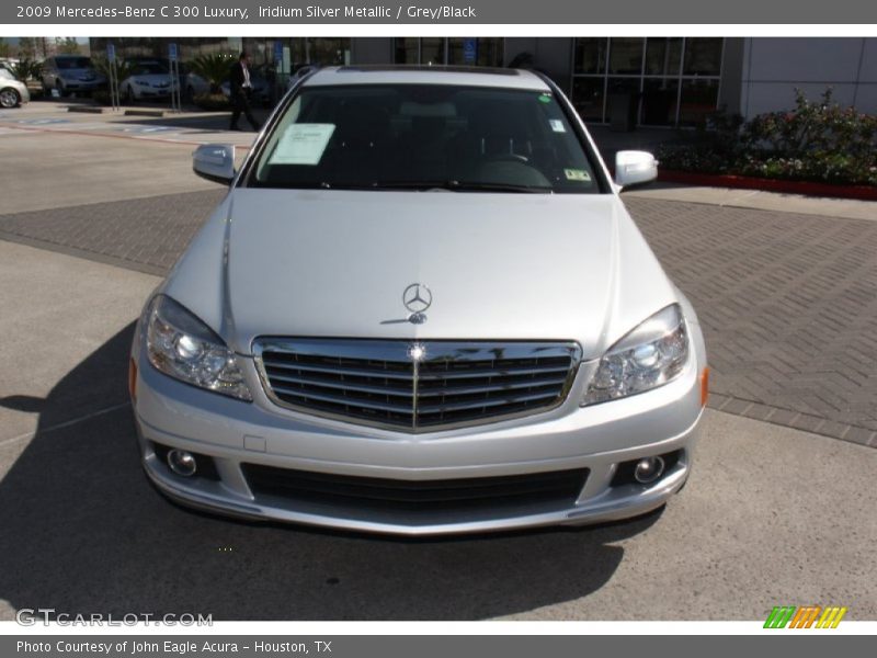 Iridium Silver Metallic / Grey/Black 2009 Mercedes-Benz C 300 Luxury