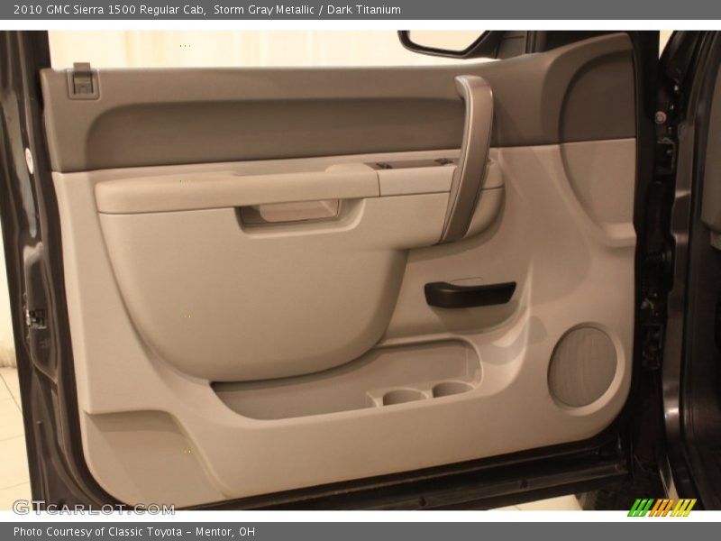 Storm Gray Metallic / Dark Titanium 2010 GMC Sierra 1500 Regular Cab