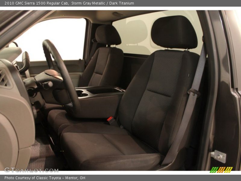 Storm Gray Metallic / Dark Titanium 2010 GMC Sierra 1500 Regular Cab