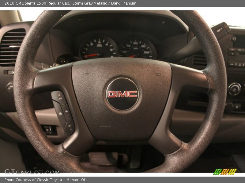 Storm Gray Metallic / Dark Titanium 2010 GMC Sierra 1500 Regular Cab