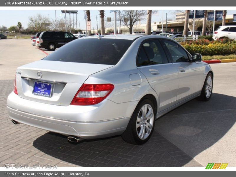 Iridium Silver Metallic / Grey/Black 2009 Mercedes-Benz C 300 Luxury