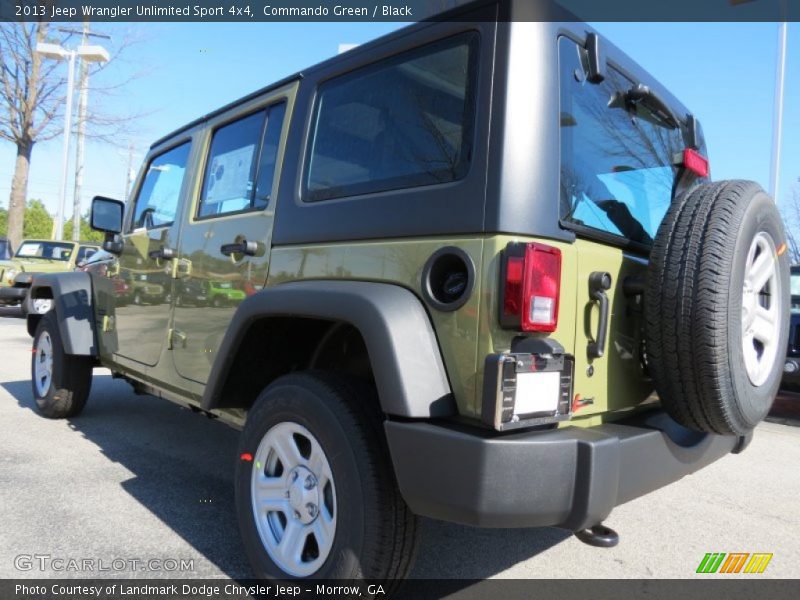 Commando Green / Black 2013 Jeep Wrangler Unlimited Sport 4x4