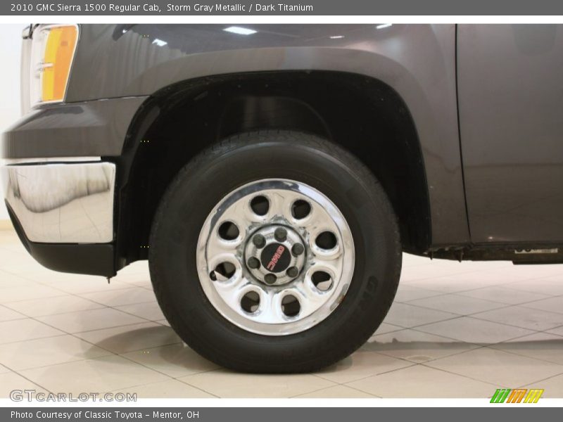 Storm Gray Metallic / Dark Titanium 2010 GMC Sierra 1500 Regular Cab