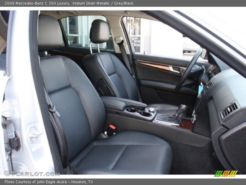 Iridium Silver Metallic / Grey/Black 2009 Mercedes-Benz C 300 Luxury