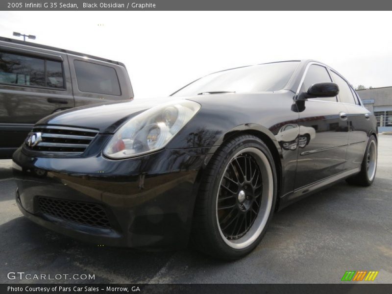 Black Obsidian / Graphite 2005 Infiniti G 35 Sedan