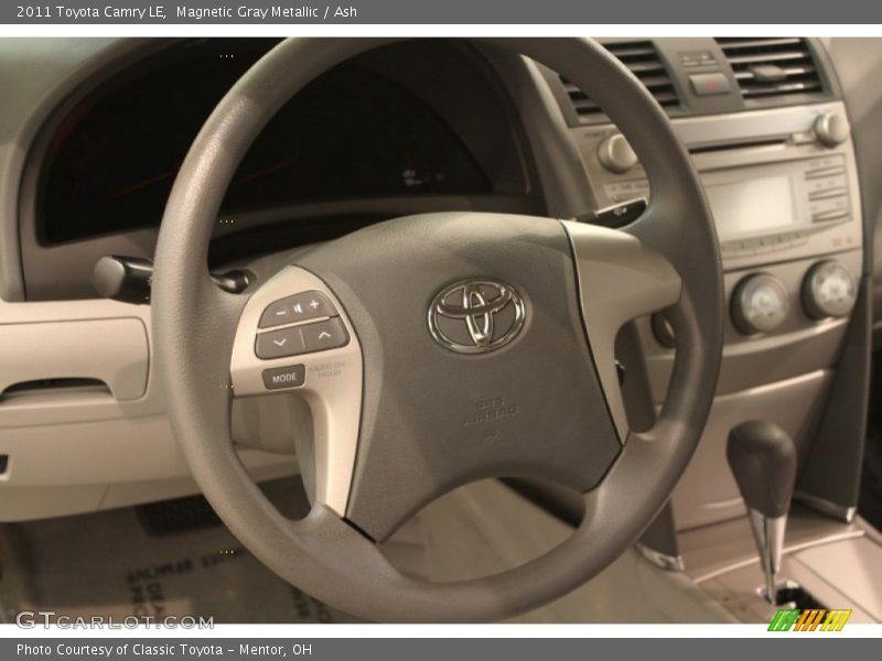 Magnetic Gray Metallic / Ash 2011 Toyota Camry LE