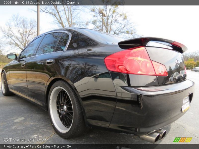 Black Obsidian / Graphite 2005 Infiniti G 35 Sedan