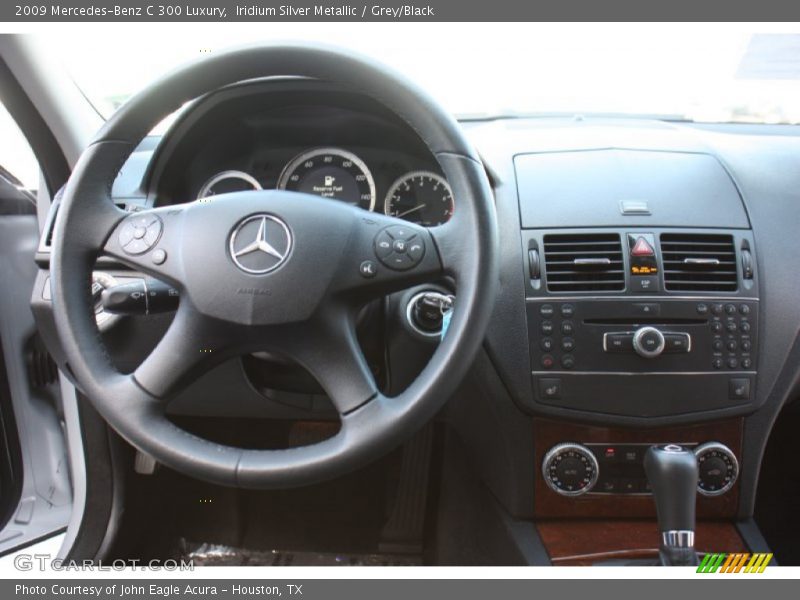 Iridium Silver Metallic / Grey/Black 2009 Mercedes-Benz C 300 Luxury