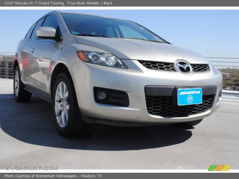 True Silver Metallic / Black 2007 Mazda CX-7 Grand Touring