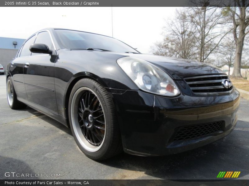 Black Obsidian / Graphite 2005 Infiniti G 35 Sedan