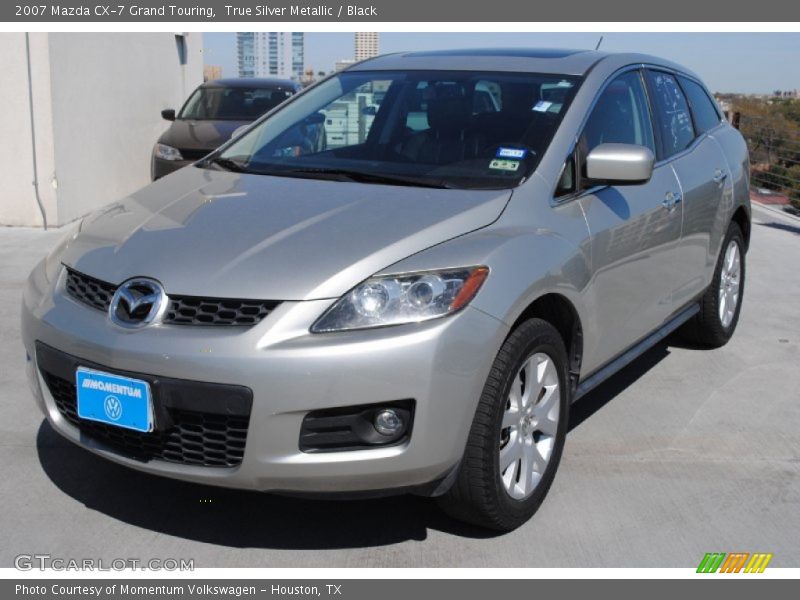 True Silver Metallic / Black 2007 Mazda CX-7 Grand Touring