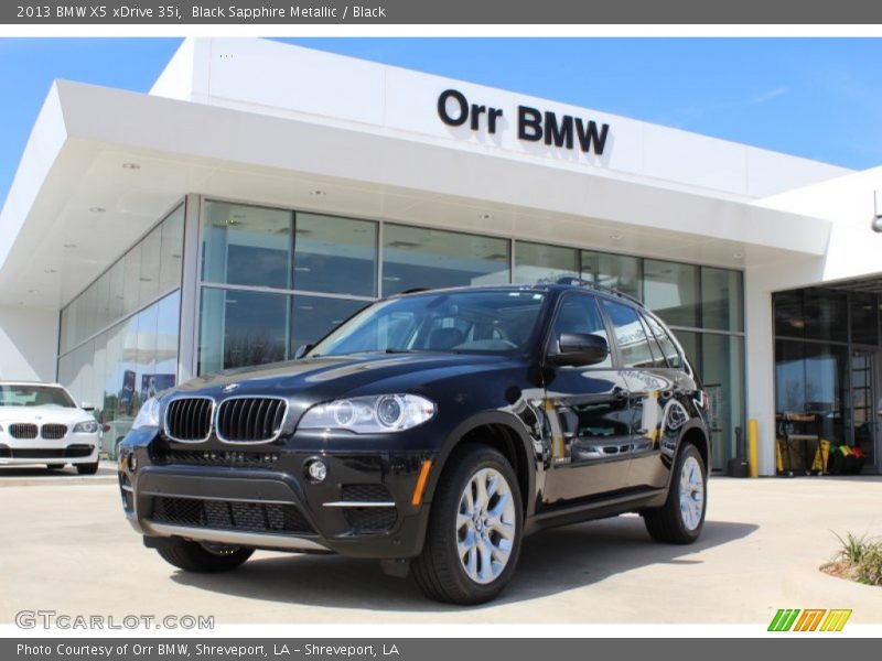 Black Sapphire Metallic / Black 2013 BMW X5 xDrive 35i